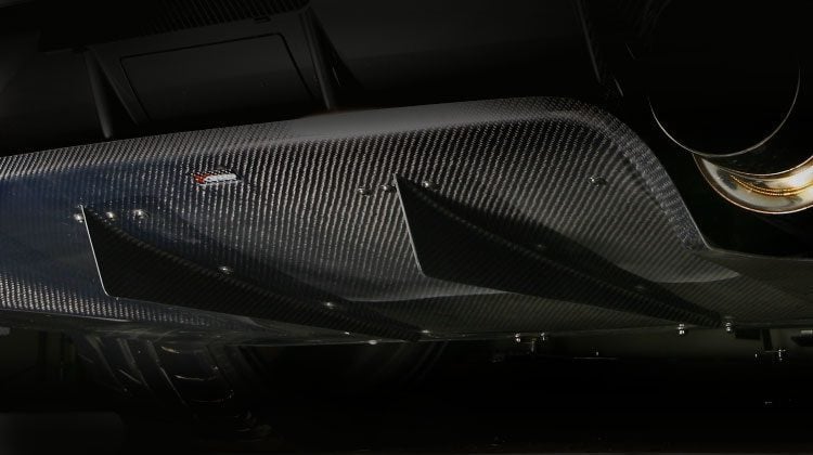 VARIS Replacement 1pc Center Splitter Fin for 2005-07 Mitsubishi Evo IX MR [CT9A] VAMI-100