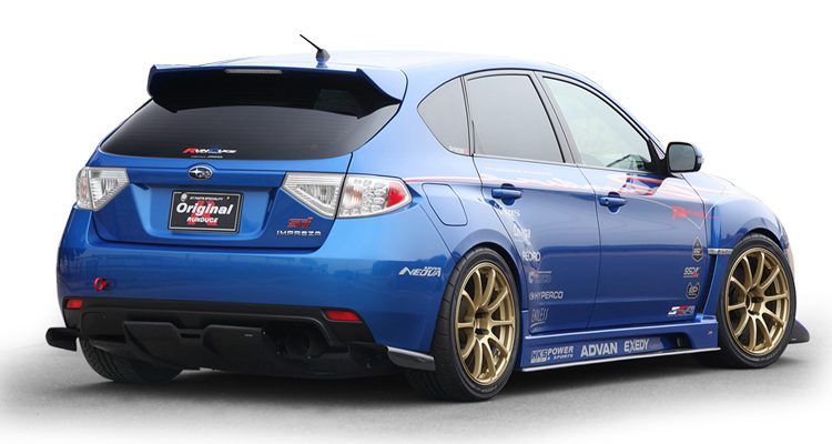【中古】バリス VARIS GRB REAR WING Ver.2 Varis x Original Runduce Rear Wing Ver. 2 for 2007-14 Subaru WRX