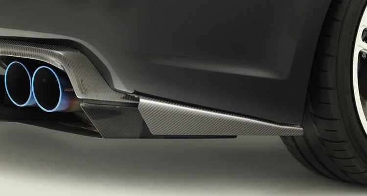 Varis Side Splitter Fin Set for 2007-14 Subaru WRX STi [GVB] VASU-101