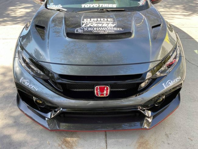 Varis Arising-I Cooling Bonnet Hood for FK8 Honda Civic Type R