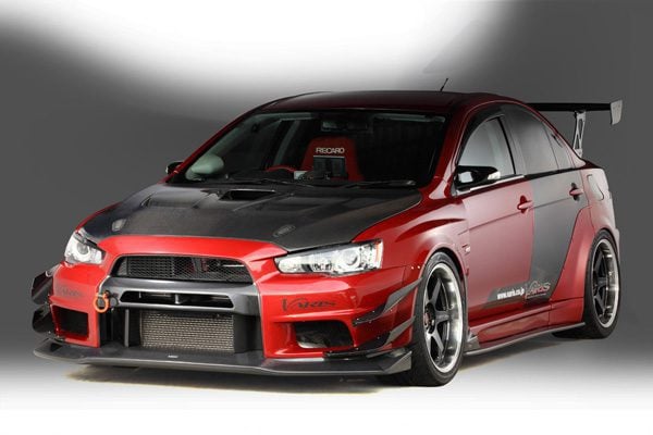 Varis Cooling Bonnet Hood Version 1 for CZ4A Mitsubishi