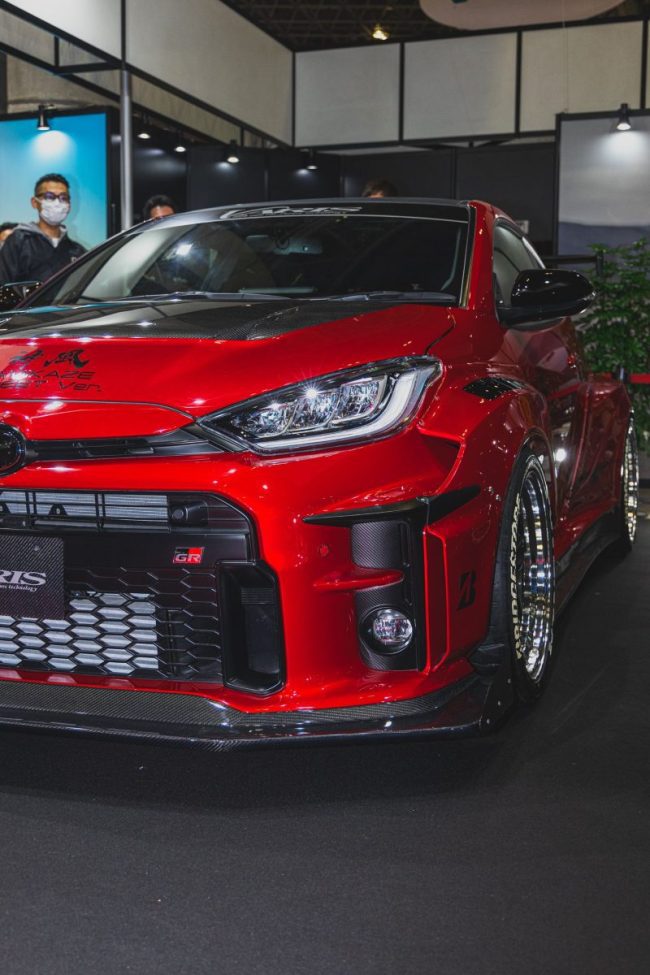 Varis KAMIKAZE Street Carbon+ Fiber Front Spoiler for XP210 Toyota