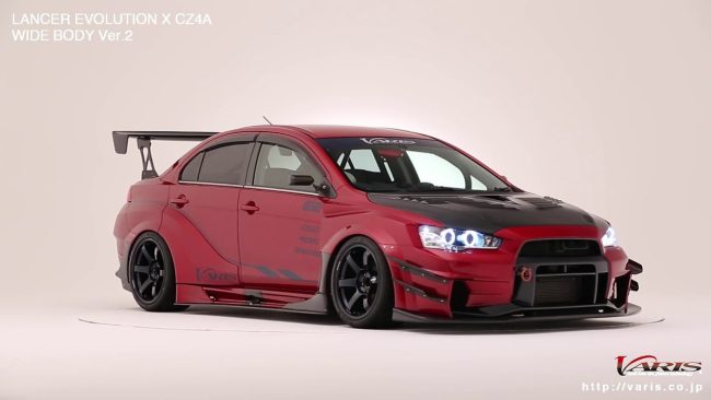 Varis Cooling Bonnet Hood Version 2 for CZ4A Mitsubishi Lancer 