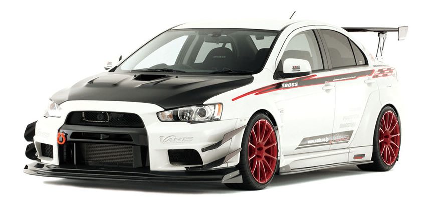evo Esprit Wet Carbon 1650mm GT Wing 052 for 2007-16 Mitsubishi