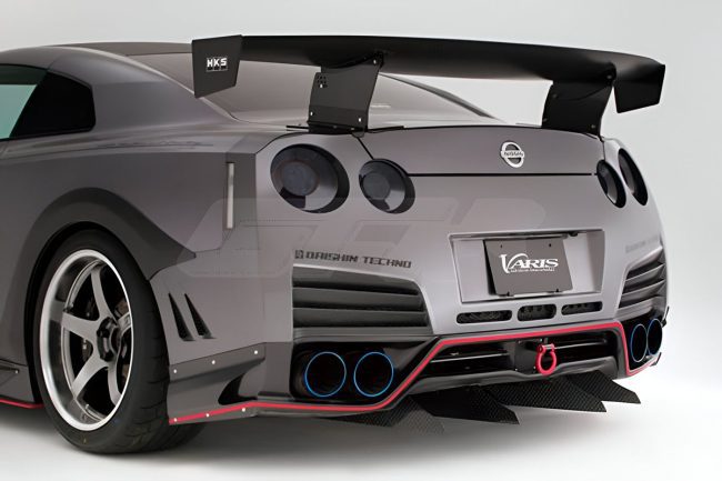 Varis KAMIKAZE-R Circuit Ver. Rear Over Fender Set for CBA-R35