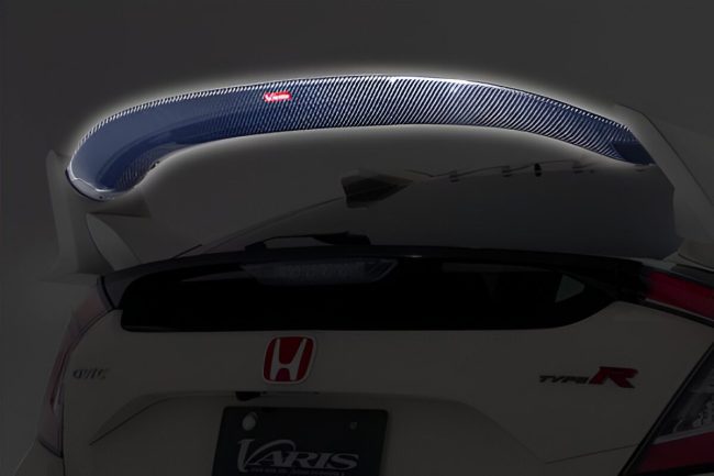 VARIS FK8 カーボンリアウイングフラップバリス シビックタイプ R Varis Arising-I Rear Wing Flap for FK8 Honda Civic Type R [VAHO