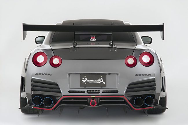 Varis KAMIKAZE-R Swan Neck GT-Wing for R35 Nissan GT-R [VANI-207