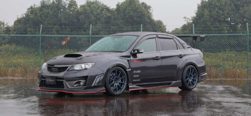 Varis Ultimate Wide Front Fender Set + Bumper Extension Cover for