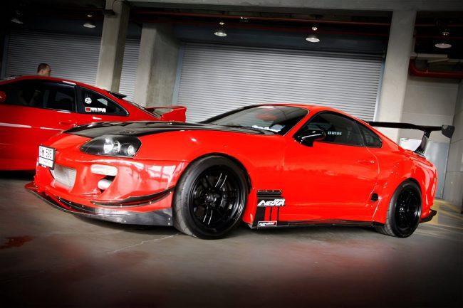 RIDOX Carbon Side Under Board (for RIDOX side skirts) for JZA80
